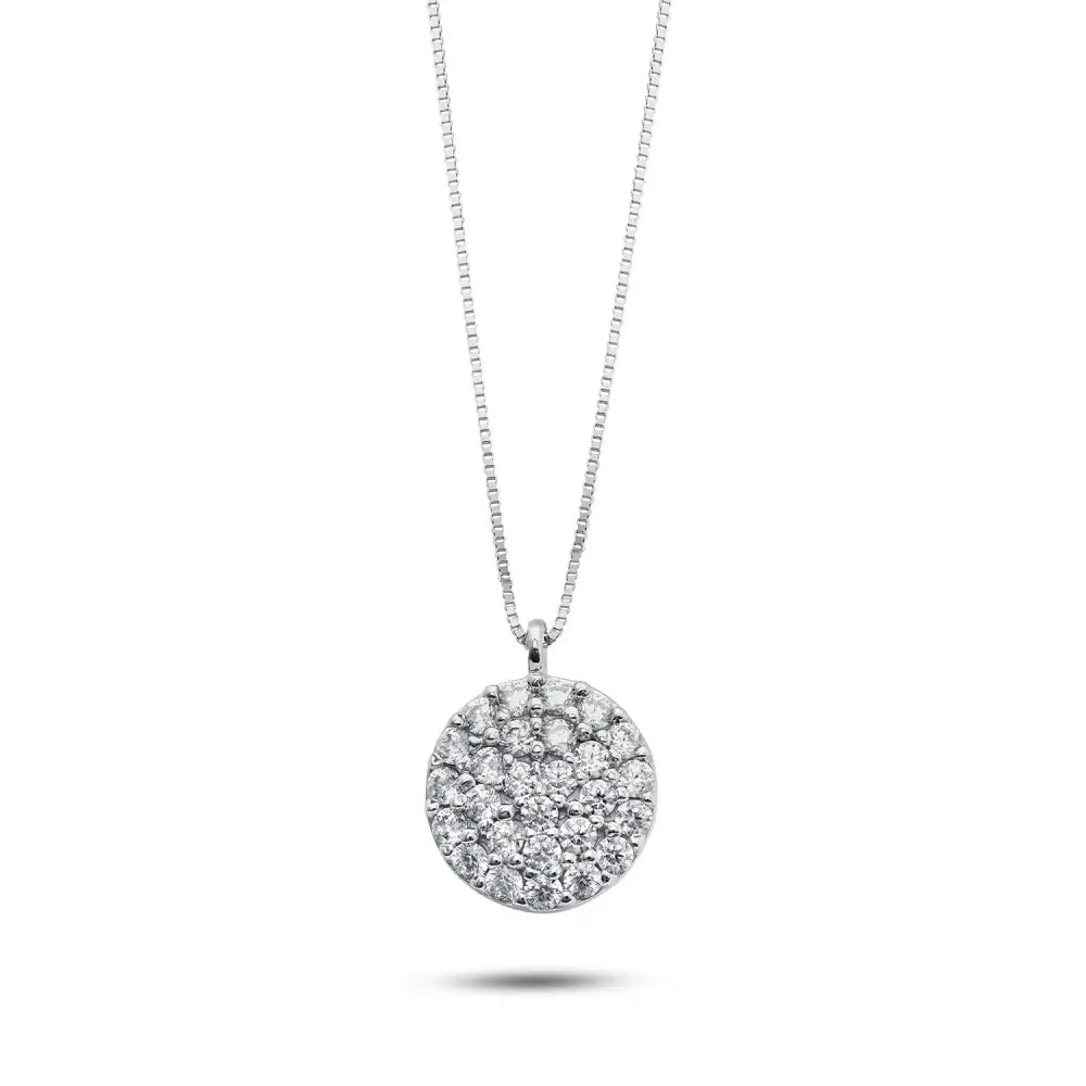 Collana Oro Zirconi Ambrosia Dea di Luce AGZ 399 - collana