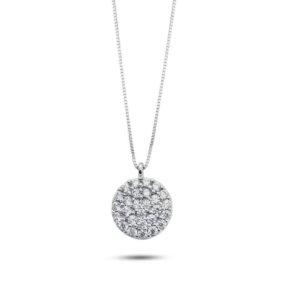 Collana Oro Zirconi Ambrosia Dea di Luce AGZ 399 - collana