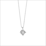Collana Punto Luce Diamante COMETE GIOIELLI con pendente scintillante