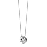 Collana punto luce diamante ct 0,01 GLB 1415 COMETE|bonini-gioielli