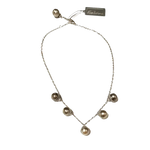 Collana Salvini Mambo Perle Tahiti e Diamanti con catena argento e cinque perle lucide