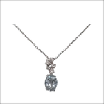 Collana acquamarina e diamanti Marea di Salvini con pendant in acquamarina