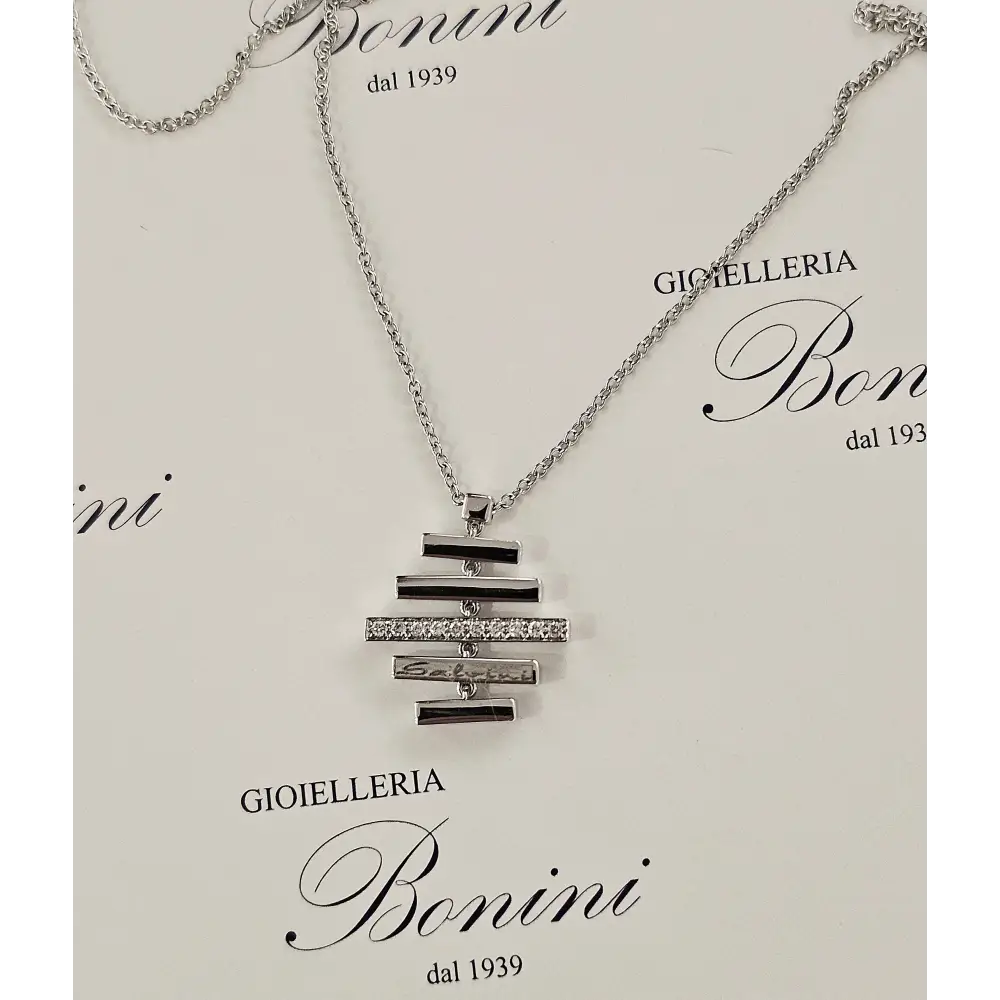 Collana Salvini Oro Bianco e Diamanti Divina|bonini-gioielli