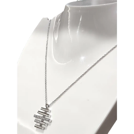 Collana Salvini Oro Bianco e Diamanti Divina|bonini-gioielli