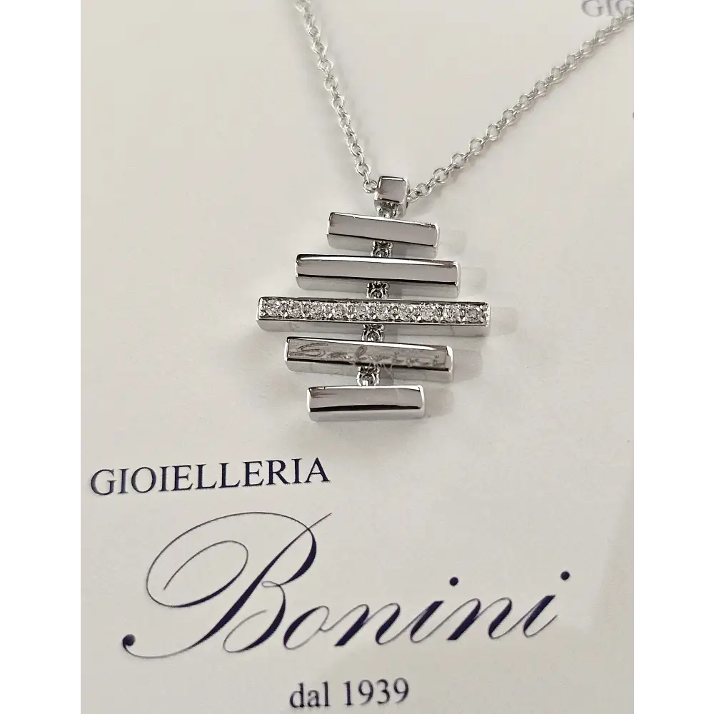 Collana Salvini Oro Bianco e Diamanti Divina|bonini-gioielli