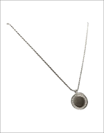 Collana Salvini Segreti in oro bianco con diamanti, catena tortile argentea
