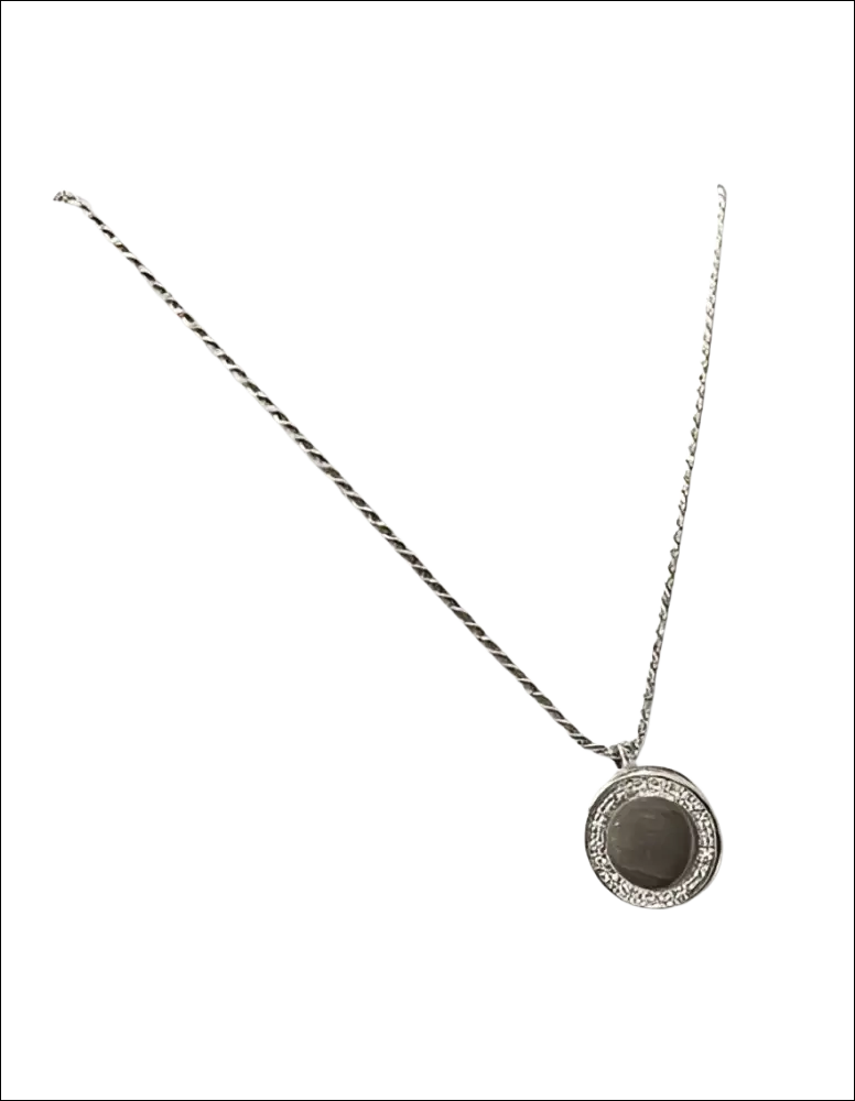 Collana Salvini Segreti in oro bianco con diamanti, catena tortile argentea