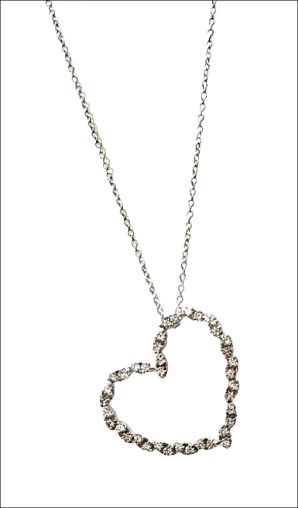 Collana Salvini Sensation Cuore Diamanti con brillanti argento delicata