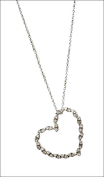 Collana Salvini Sensation Cuore Diamanti con brillanti argento delicata