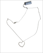 Collana Salvini Sensation Cuore Diamanti con cuore argento e strass