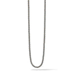 Collana uomo COMETE acciaio, ematite Mineral UGL 731 - Gioielleria Bonini