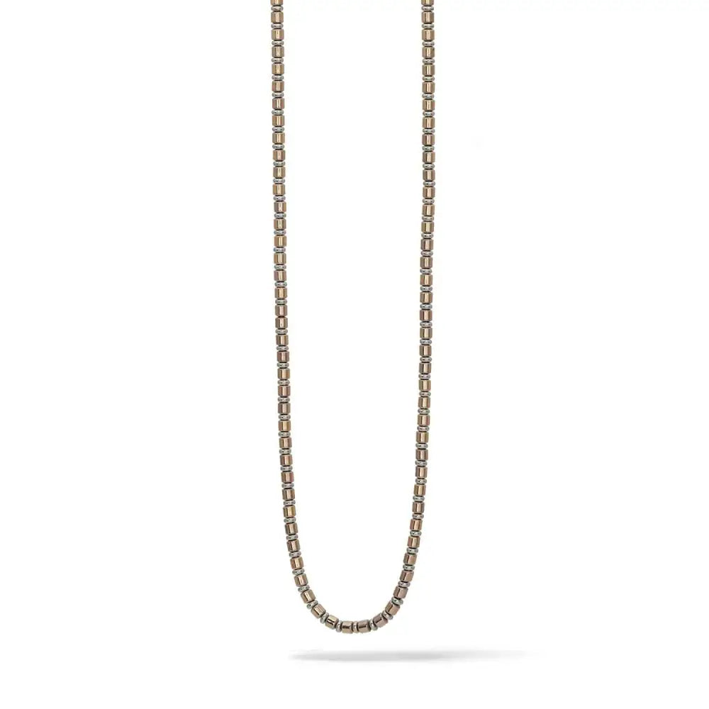 collana uomo comete ematite PVD rosé Mineral UGL 732 - Gioielleria Bonini