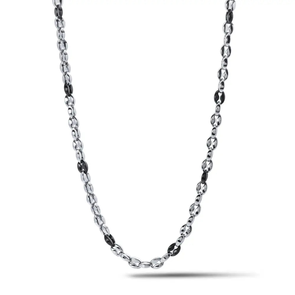 Collana Uomo Comete Gioielli acciaio e PVD nero UGL 705|bonini-gioielli