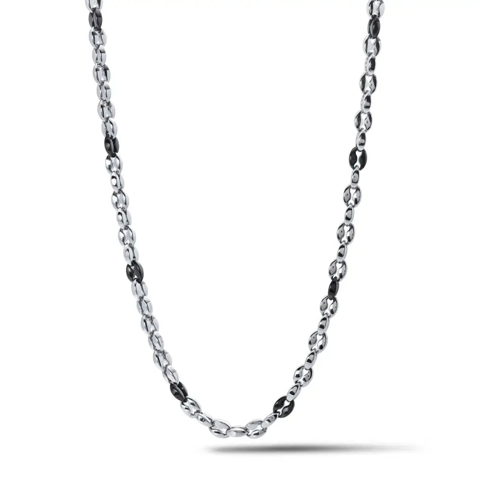 Collana Uomo Comete Gioielli acciaio e PVD nero UGL 705|bonini-gioielli