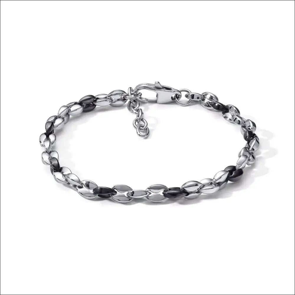 bracciale-parure-Collana Uomo Comete Gioielli acciaio e PVD nero UGL 705|bonini-gioielli