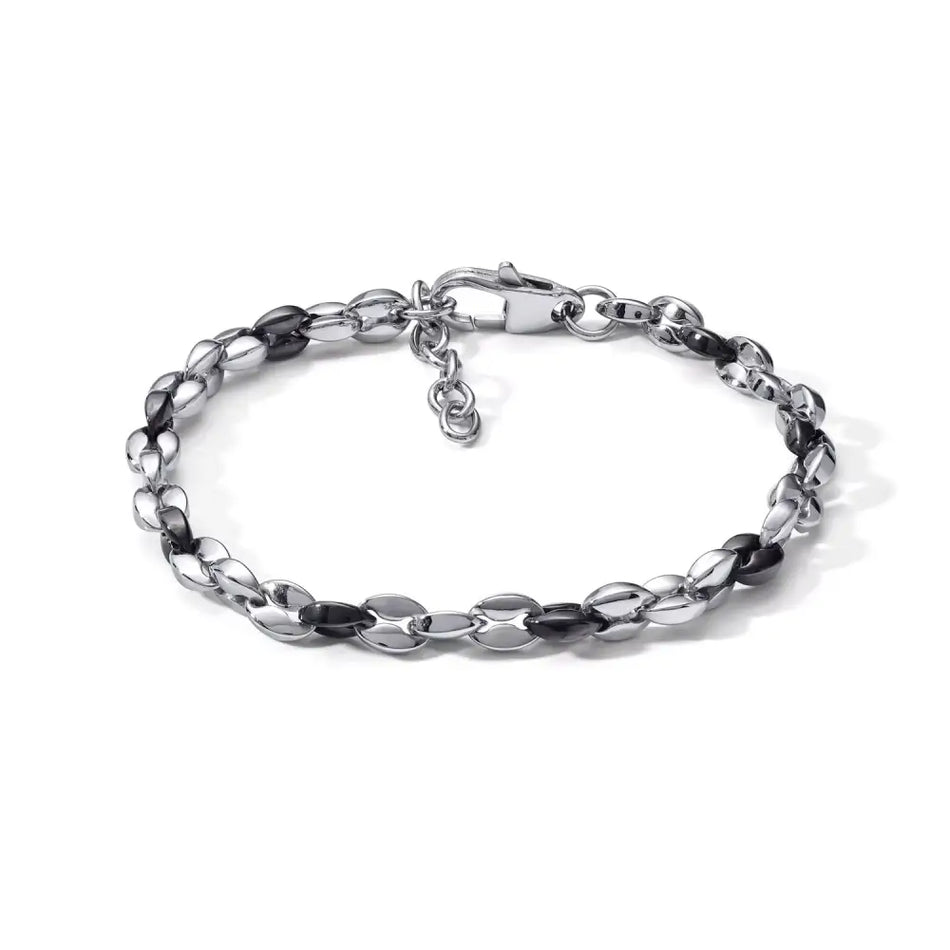 bracciale-parure-Collana Uomo Comete Gioielli acciaio e PVD nero UGL 705|bonini-gioielli