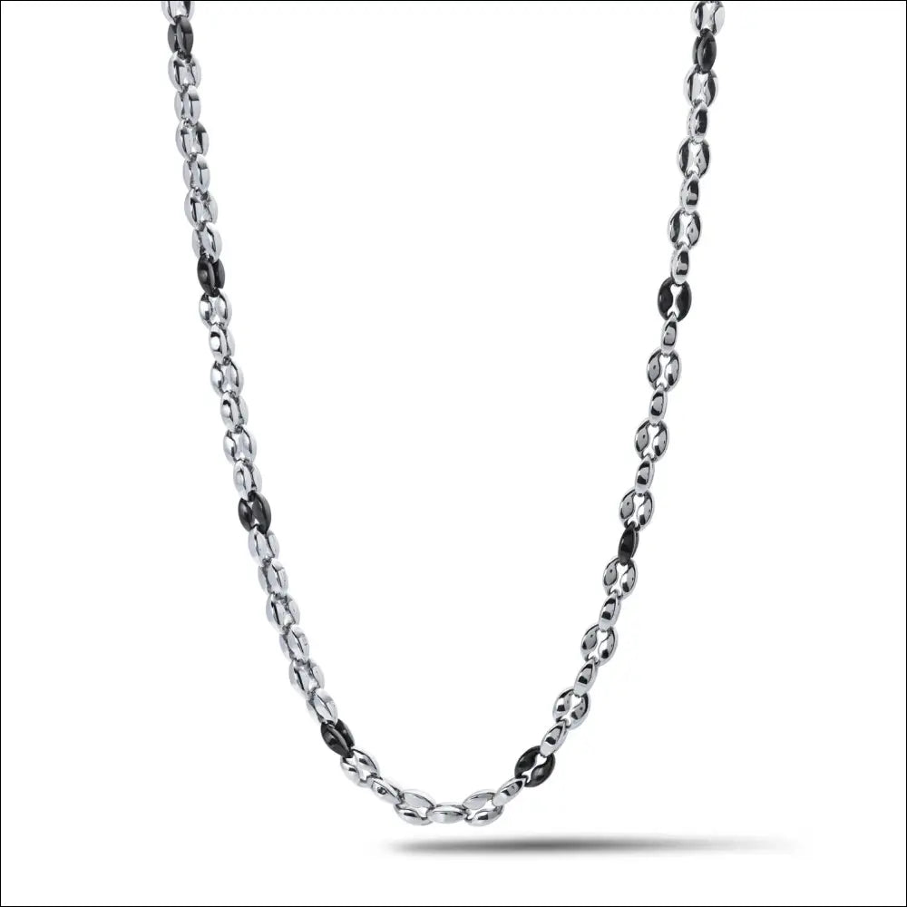 Collana Uomo Comete Gioielli acciaio e PVD nero UGL 705|bonini-gioielli