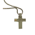 Collana uomo SALVINI in argento con croce - Gioielleria Bonini