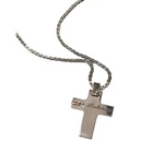 Collana uomo SALVINI in argento con croce - Gioielleria Bonini