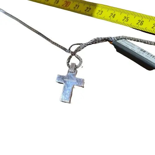 Collana uomo SALVINI in argento con croce 20037366 - Gioielleria Bonini