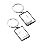 Chiavi in acciaio COMETE Traguardi con design mappa topografica