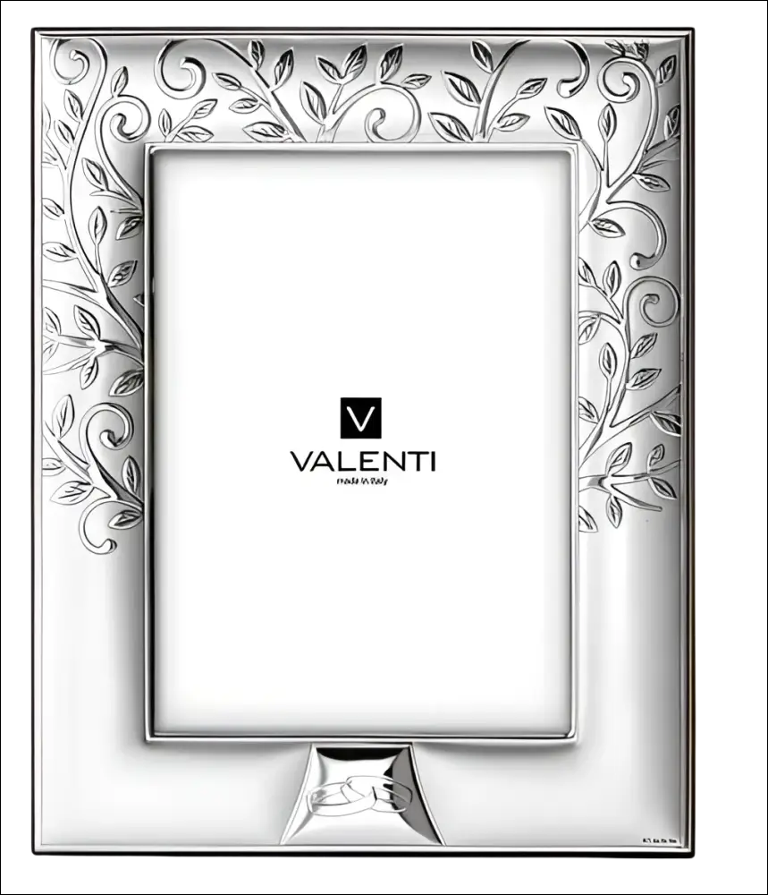 Cornice argento Valentini Albero della Vita con emboss foglia e vite