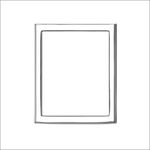 Cornice argento bilaminato Amarcord SQ1006/20 SEQUENZE in vendita