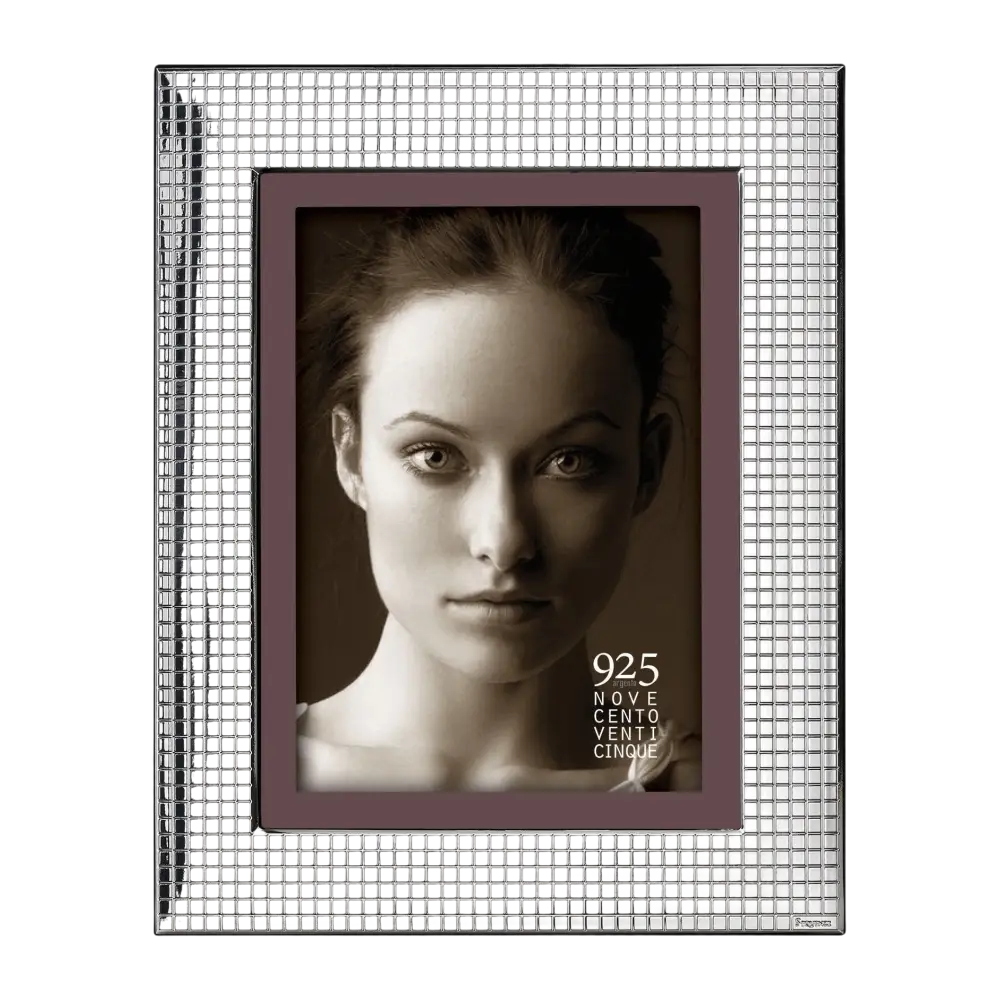 Cornice Argento Mathis Sequenze SQ9001/10 cornice rettangolare in argento con foto sepia di donna