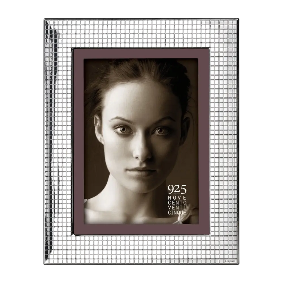 Cornice Argento Mathis Sequenze SQ9001/10 cornice rettangolare in argento con foto sepia di donna