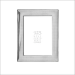 Cornice argento Mathis SQ9001/15 di SEQUENZE in mosaico argento scintillante