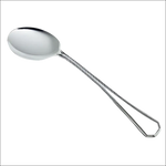 Cucchiaino storto in argento per pappa con manico elegante attorcigliato