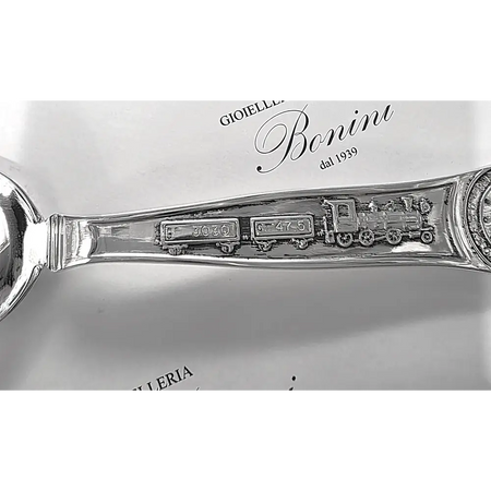 Cucchiaio Argento Trenino Zaramella Argenti|bonini-gioielli