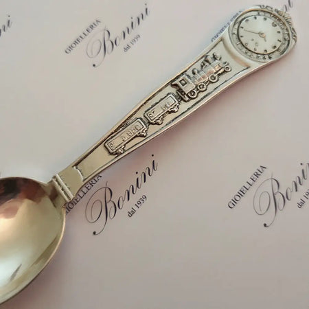 Cucchiaio Argento Trenino Zaramella Argenti|bonini-gioielli