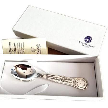 cucchiaio argento Trenino Zaramella | bonini-gioielli