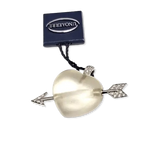 cuore cristallo di Rocca con freccia diamanti UNOAERRE|bonini-gioielli