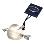 cuore cristallo di Rocca con freccia diamanti UNOAERRE|bonini-gioielli