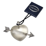 cuore cristallo di Rocca con freccia diamanti UNOAERRE|bonini-gioielli