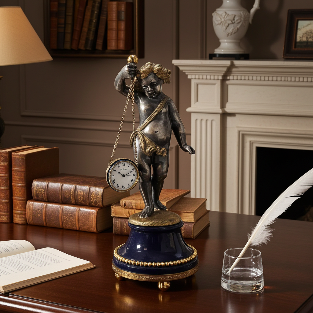 Orologio da Tavolo La Vallée Putto 521|bonini-gioielli