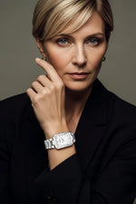 Orologio VAGARY donna rettangolare acciaio Flair IK7-911-13bonini-gioielli
