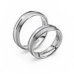 Fede Oro Bianco Paolo e Francesca COMETE GIOIELLI - anello