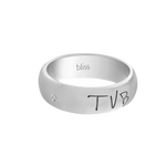 Fedina argento donna Ti Voglio Bene di BLISS con diamante e incisione elegante