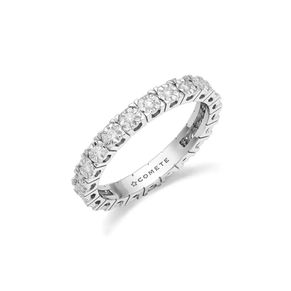 Fedina Diamanti Eternity Oro Bianco COMETE ANB 2683|bonini-gioielli