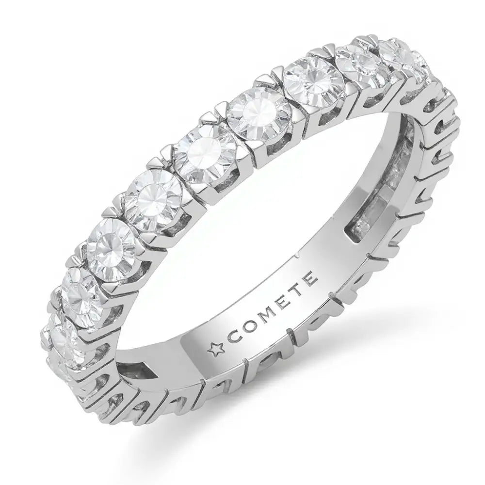 Fedina Diamanti Eternity Oro Bianco COMETE ANB 2683|bonini-gioielli