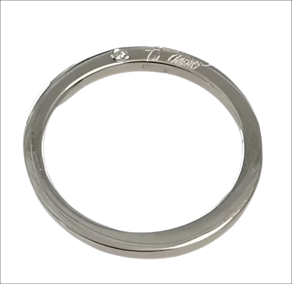 Anello in metallo argentato Fedina oro bianco e diamante ANB 927 COMETE GIOIELLI