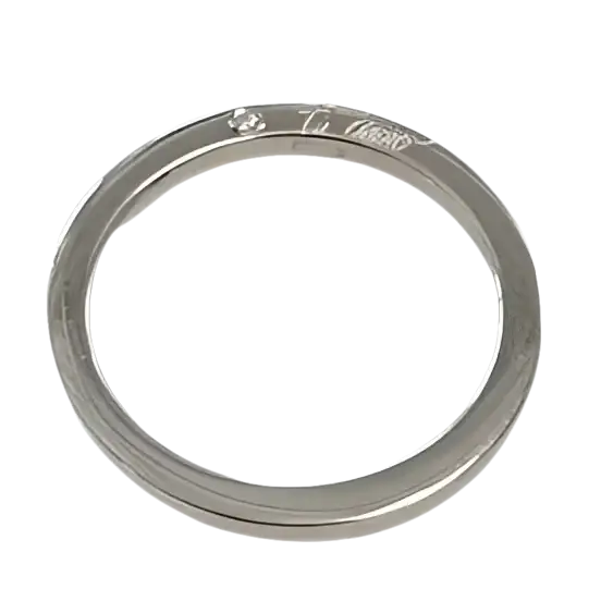 Anello in metallo argentato Fedina oro bianco e diamante ANB 927 COMETE GIOIELLI