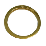 Anello Fedina Oro Giallo Cartier Love con Diamante e Incisione Ti Amo