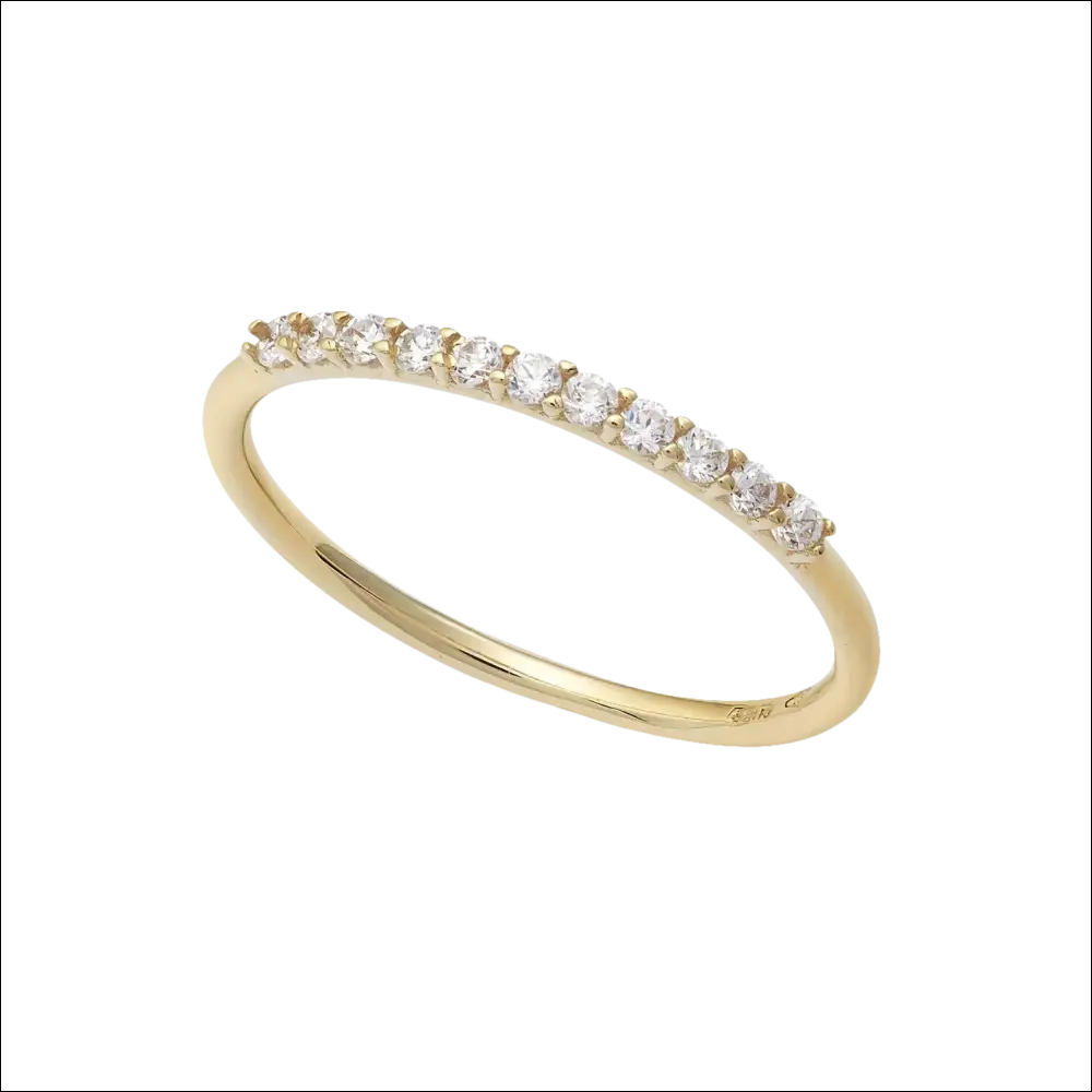 Fedina Oro Giallo e Zirconi Ambrosia AAZ 105|bonini-gioielli