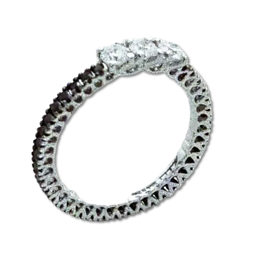 Fedina oro trilogy diamanti bianchi e black di Salvini|bonini-gioielli