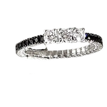 Fedina oro trilogy diamanti bianchi e black di Salvini - anello