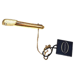 Fermacravatta in oro bianco e giallo 750/1000 UNOAERRE|bonini-gioielli